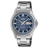 Casio Vintage Collection Mens Watch Day Date Blue MTP-E740-2A1VER | H&H