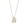 9ct Yellow Gold Diamond Pendant and Chain Necklace