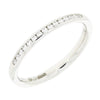 Platinum 0.14ct Brilliant Cut Diamond Channel Set Wedding Ring | H&H