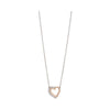 Fiorelli Silver Cubic Zirconia Heart Necklace N4140C