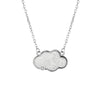D for Diamond Sterling Silver Cloud Necklace N4561