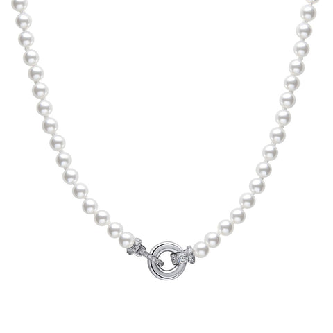 Diamonfire Shell Pearl Necklace N4593