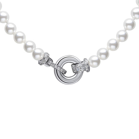 Diamonfire Shell Pearl Necklace N4593