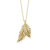 Laura Ashley Marlbrook Leaf Sterling Silver Gold Plated Necklace N4665