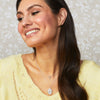 Laura Ashley Heritage Daffodil Sterling Silver Necklace N4666