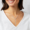 Laura Ashley Naunton Folly Sterling Silver Lariat Necklace N4668