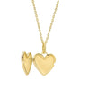 Laura Ashley Sterling Silver Gold Plated Heart Locket Necklace N4672