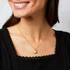 Laura Ashley Ickleford Tulips Sterling Silver Gold Plated Freshwater Pearl Necklace N4673W