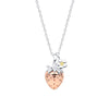 Laura Ashley Strawberry Field Sterling Silver Necklace N4675