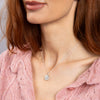 Laura Ashley Sterling Silver Blue Birds Locket and Chain N4756C