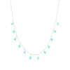 Sterling Silver Amazonite Beaded Necklace