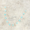 Sterling Silver Amazonite Beaded Necklace