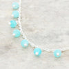 Sterling Silver Amazonite Beaded Necklace