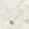 Labradorite Sterling Silver Pendant & Chain