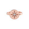 Olivia Burton North Star Disc Rose Gold Ring OBJ16CLR18