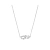 Olivia Burton The Classics Silver Interlink Necklace OBJ16ENN54