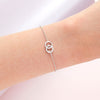 Olivia Burton Bejewelled Interlink Silver Bracelet OBJCOB09