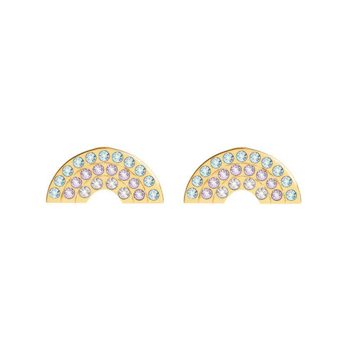 Olivia Burton Rainbow Gold Stud Earrings OBJRBE04