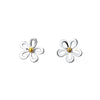 Silver Origins Summer Daisy Stud Earrings