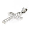 9ct White Gold 1.00ct Diamond Set Cross Pendant