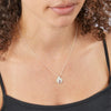 Sterling Silver June Birthstone Necklace P4595