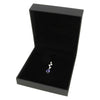 9ct White Gold Iolite and 0.12cts Diamond Pendant P50 | H&H