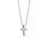 D for Diamond Sterling Silver Childrens Cross and Chain P800