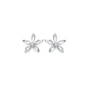 Purity Sterling Silver Flower Stud Earrings PUR1150ES | H&H