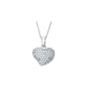 Purity Sterling Silver Heart Pendant and Chain PUR1312P | H&H