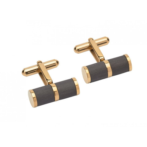 Unique & Co Stainless Steel Mens Cufflinks QC-215 | H&H Family Jewellers