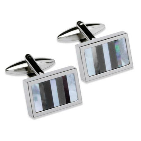 Unique Stainless Steel Cufflinks QC-92 | H&H Family Jewellers