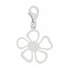 Sterling Silver Flower Clip on Charm