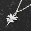 Sterling Silver Ballerina Fairy Pendant and Chain