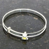 Sterling Silver Teddy Bear Childrens Bangle