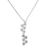 Sterling Silver Crystal Cascade Necklace