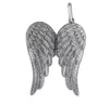Sterling Silver Angel Wing Ladies Locket Pendant & Chain