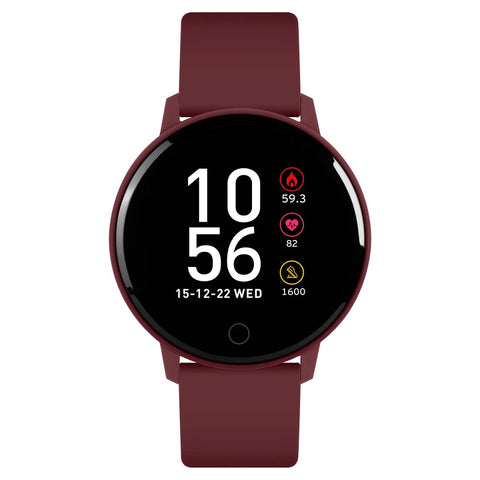 Reflex Active Unisex Berry Red Strap Smart Watch RA09-2117