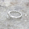 18ct White Gold 0.58ct Halo Cluster Diamond Ring | H&H Family Jewellers
