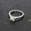 9ct White Gold 1.01cts Solitaire Princess Cut Diamond Ring | H&H