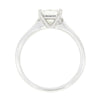 9ct White Gold 1.01cts Solitaire Princess Cut Diamond Ring | H&H