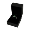 9ct White Gold Emerald And Diamond Cluster Ring | H&H Family Jewellers