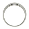 9ct White Gold 0.10ct Diamond and Sapphire Half Eternity Ring | H&H