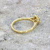 18ct Yellow Gold Brilliant Cut 0.50ct Diamond Halo Cluster Ring | H&H