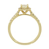 18ct Yellow Gold Brilliant Cut 0.50ct Diamond Halo Cluster Ring | H&H