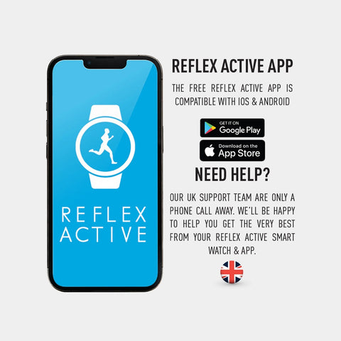 Reflex Active Unisex Berry Red Strap Smart Watch RA09-2117
