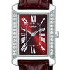 Lorus Burgundy Leather Elegance Ladies Watch RG239YX9