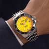 Rotary Seamatic Yellow Dial Automatic Mens Watch RGB05430/27