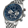 Rotary Pilot Chronograph Blue Dial Mens Watch RGB10095/05