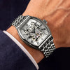 Rotary Greenwich Skeleton Dial Tonneau Automatic Mens Watch RGB10107/06