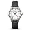 Rotary Heritage GMT Black Leather Strap Mens Watch RGS10113/01